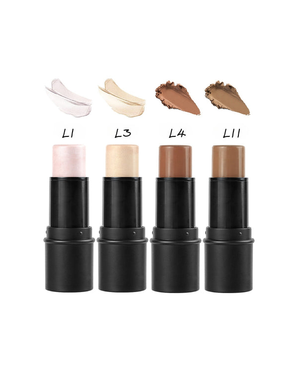 Stick Highlighter & Contour - 4 Teintes