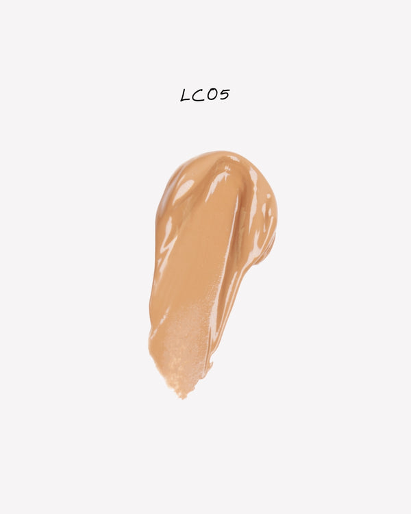 Ohana&K Cruelty-Free Concealer shade LC05, rich amber for deep skin tones, offering seamless blending and full coverage.