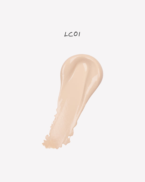 Ohana&K Vegan Concealer in shade LC01, light ivory tone with a smooth, high-coverage texture for fair skin.