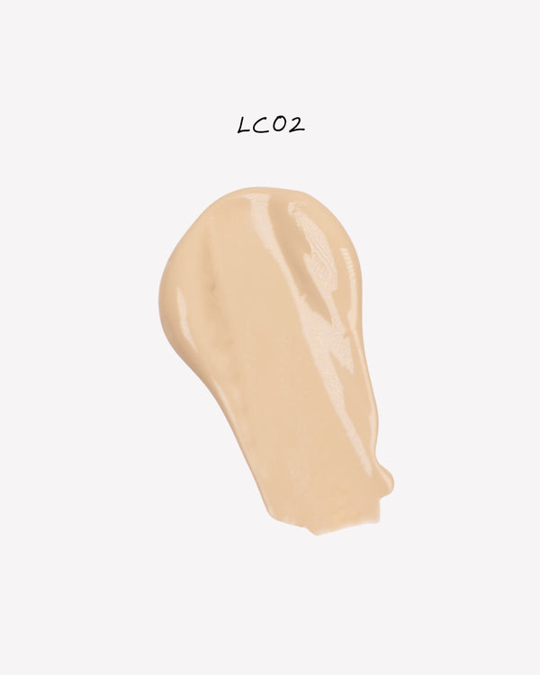 Ohana&K Cruelty-Free Concealer in shade LC02, light beige with a blendable texture, perfect for fair to light skin tones.