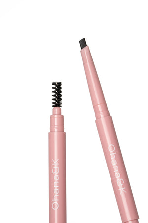 Close-up of Ohana&K Eyebrow Pencil with retractable precision tip, perfect for defining and shaping brows.