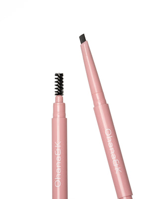 Close-up of Ohana&K Eyebrow Pencil with retractable precision tip, perfect for defining and shaping brows.