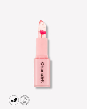 Ohana&K Reactive Lip Balm – Vegan, Cruelty-Free, Subtle Pink Tint & Hydration