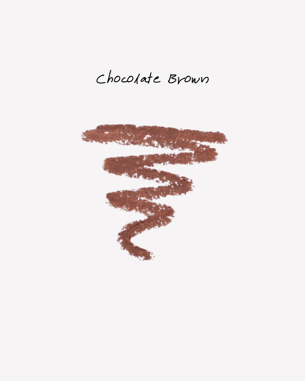 Swatch of Ohana&K Vegan and Cruelty-Free Lip Liner in Chocolate Brown, a deep brown tone for defined, bold lips.